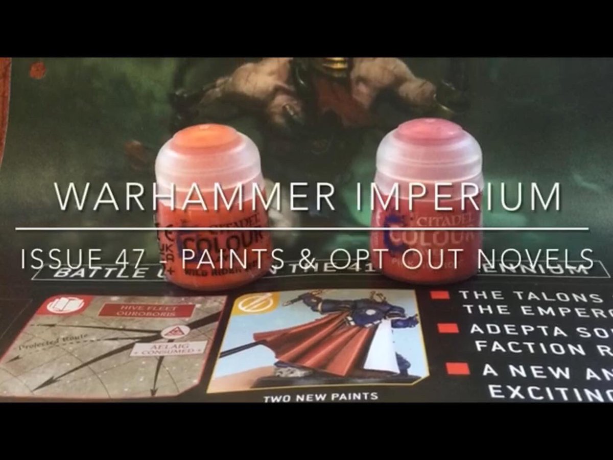tiffanyszoneuk's tweet photo. Review for Warhammer Imperium Issue 47 & Opt Out Novels is now on the channel.
https://t.co/x001XULc5H
#warhammerimperium #warhammer40k #warhammercommunity #paints #bonesofthemartyr #kjalmasskull #optout #sistersofbattle #spacemarines #admech #necrons #hachette #partworks https://t.co/iaHjNQUmzt