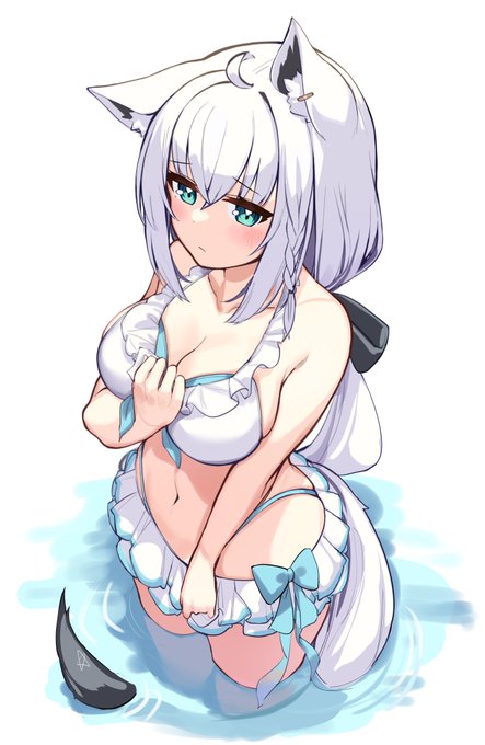 今週の土曜日に完成する絵!
完成とあまり差はなさそうですね...
#絵フブキ #ホロライブサマー 