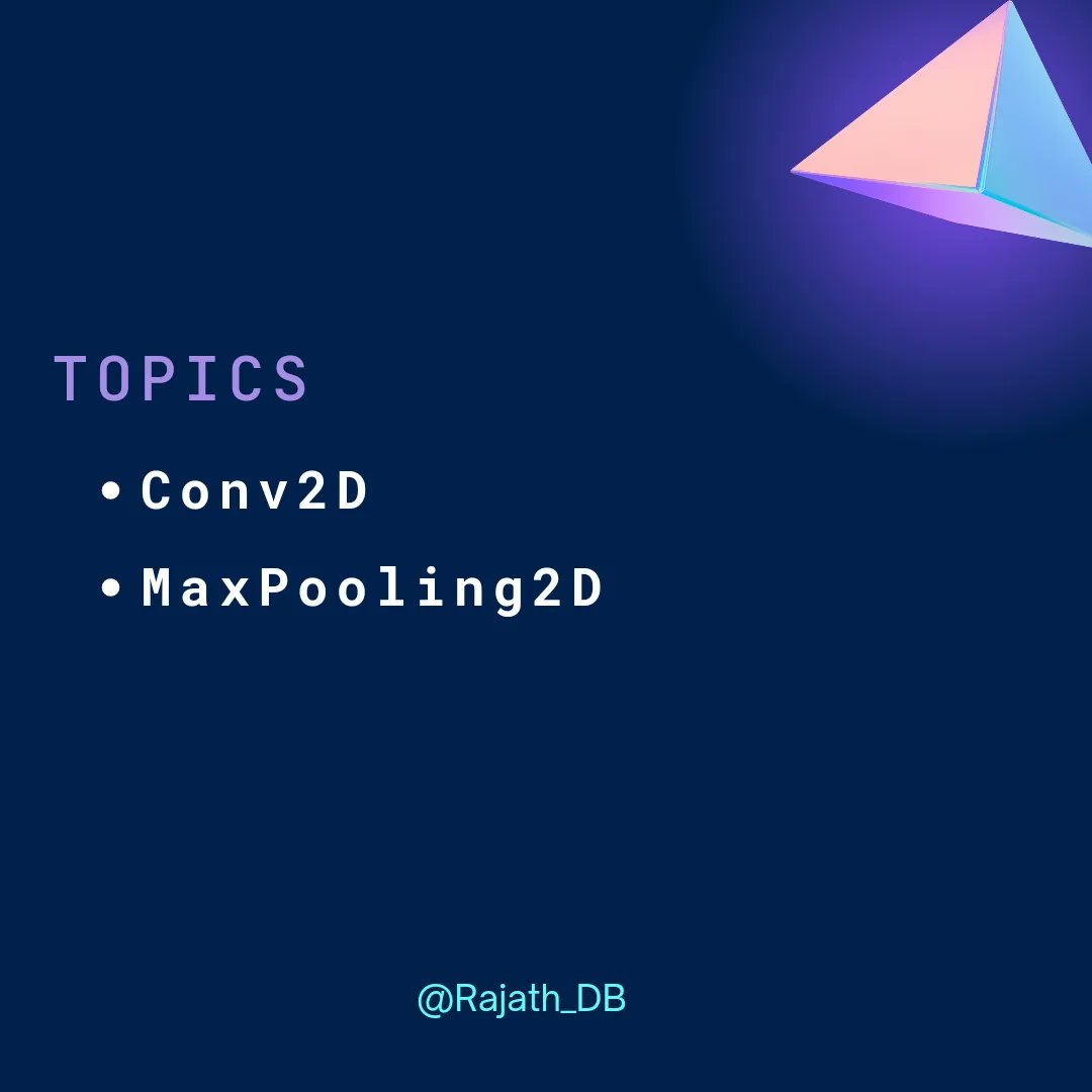 Rajath_DB's tweet image. This shows the way to create #Convolution &amp;amp; #MaxPooling ops. @TensorFlow vs @PyTorch 
Tf - tensorflow.org/api_docs/pytho… 
Pytorch - pytorch.org/docs/stable/nn… 

#maxpooling #deeplearning #pytorch #tensorflow #python #coding