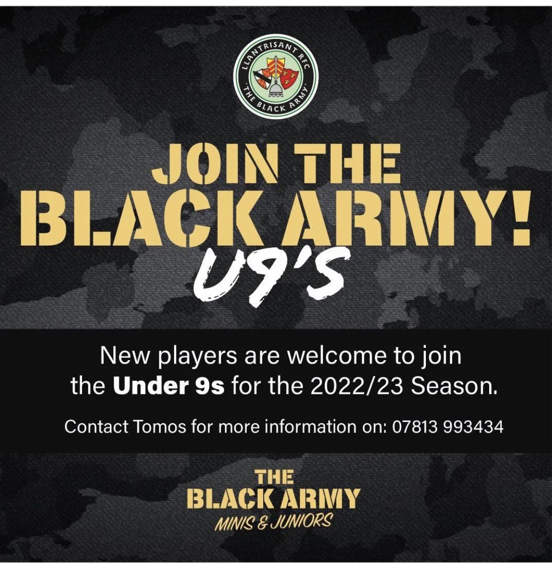 Mr Curnell (Cwmlai PS) (@mr_curnell) on Twitter photo 🗣 Calling all year 4 pupils. <a href="/llantrisantrfc/">Llantrisant RFC</a> under 9’s are recruiting. Boys and girls of all abilities welcome 🏉 #LlantrisantU9s #BlackArmy #rugby 🗣 Calling all year 4 pupils. <a href="/llantrisantrfc/">Llantrisant RFC</a> under 9’s are recruiting. Boys and girls of all abilities welcome 🏉 #LlantrisantU9s #BlackArmy #rugby