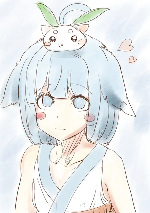 塗り方ももふもふ( *'艸`)