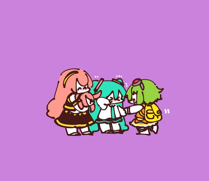 親戚を見送るボカロ達 