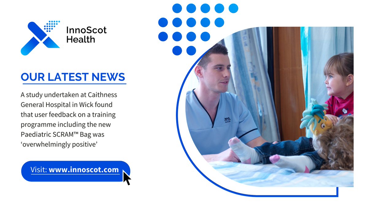 innoscothealth's tweet photo. Latest on our website, a study undertaken at @NHSHighland Caithness General Hospital in Wick found that user feedback on a training programme including the new Paediatric SCRAM™ Bag was ‘overwhelmingly positive’.

Read more 👉 https://t.co/EWlnRUp9kM https://t.co/ZPQVhsTD8j