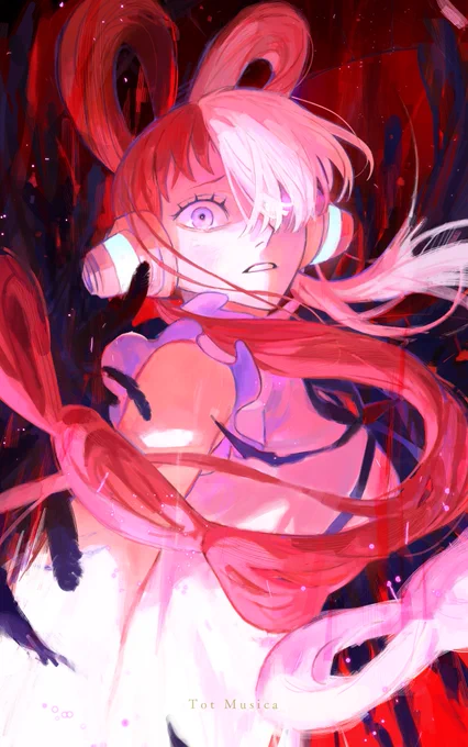 『𝐎𝐍𝐄 𝐏𝐈𝐄𝐂𝐄 𝐅𝐈𝐋𝐌 𝐑𝐄𝐃』劇中歌「Tot Musica」UTA/Ado/ music Hiroyuki SAWANOMVディレクター・イラスト担当しました。破滅の歌、是非楽しんで聴いて観てください#ONEPIECE  #ウタ 