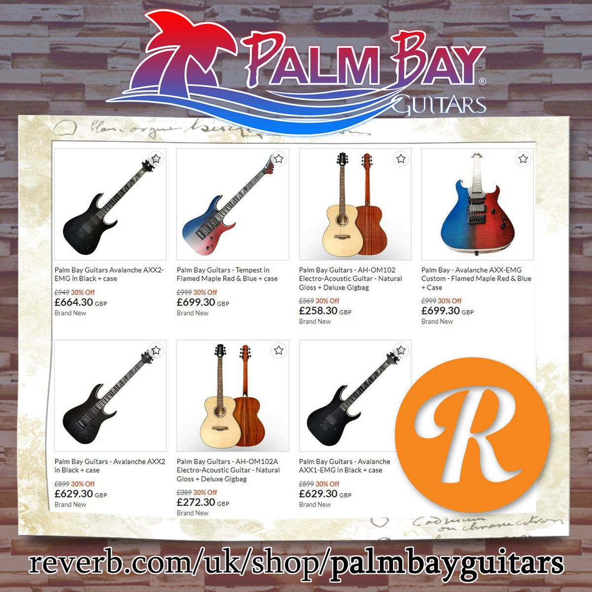 PalmBayGuitars's tweet photo. ❗𝟮 𝗪𝗘𝗘𝗞𝗦 𝗟𝗘𝗙𝗧❗
✨ 𝟯𝟬% 𝗼𝗳𝗳 ✨ 
🔴 𝕊𝕦𝕞𝕞𝕖𝕣 𝕊𝕒𝕝𝕖 🔴

Now live on our Reverb Store.
https://t.co/X9imQfEXCL

#reverb #guitars #sale #promo #discount https://t.co/2YWT1oXNuh