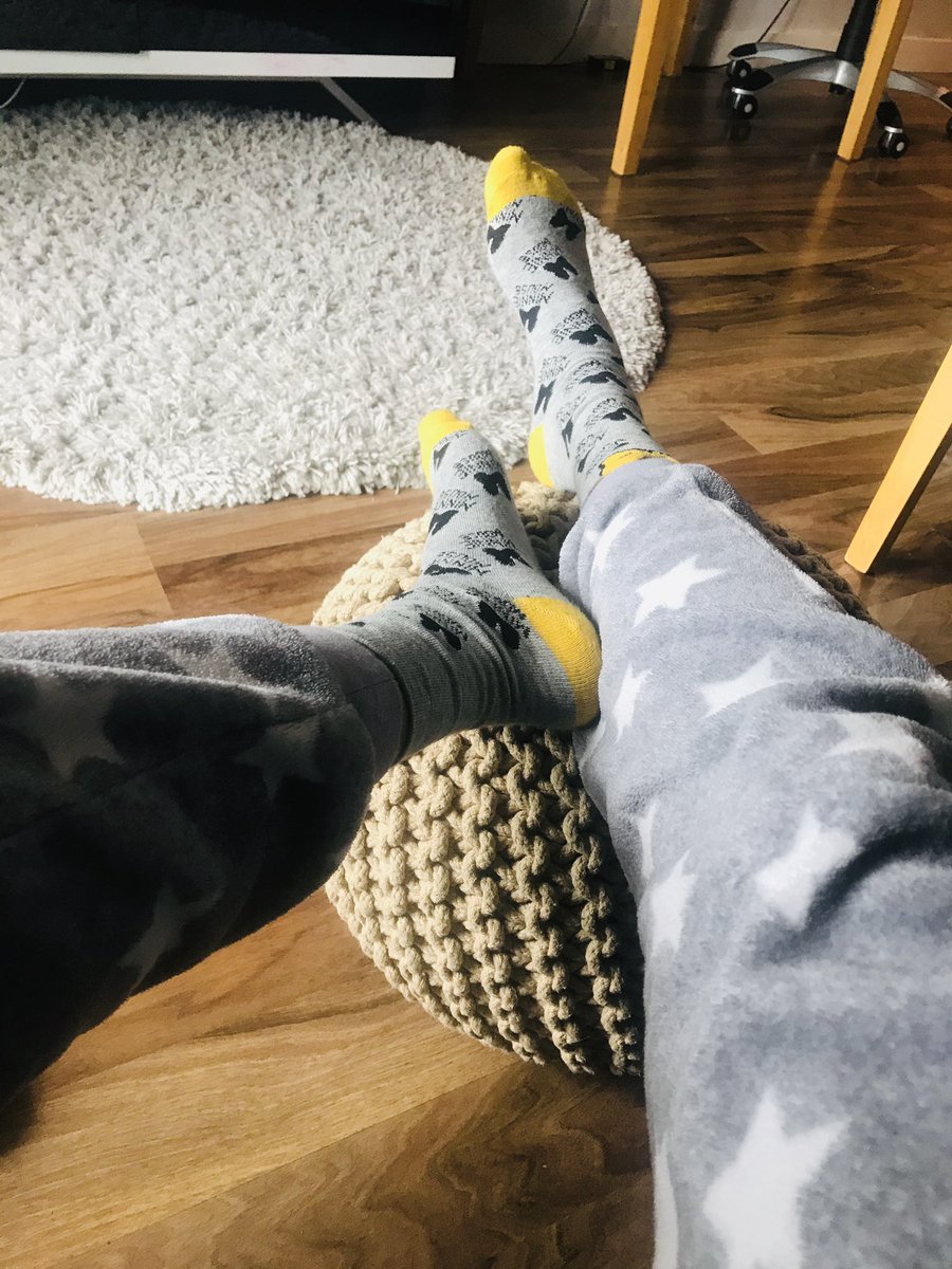 msreedamusic's tweet photo. Why not? 
One must always wear happy socks https://t.co/zOUT7nLEn9