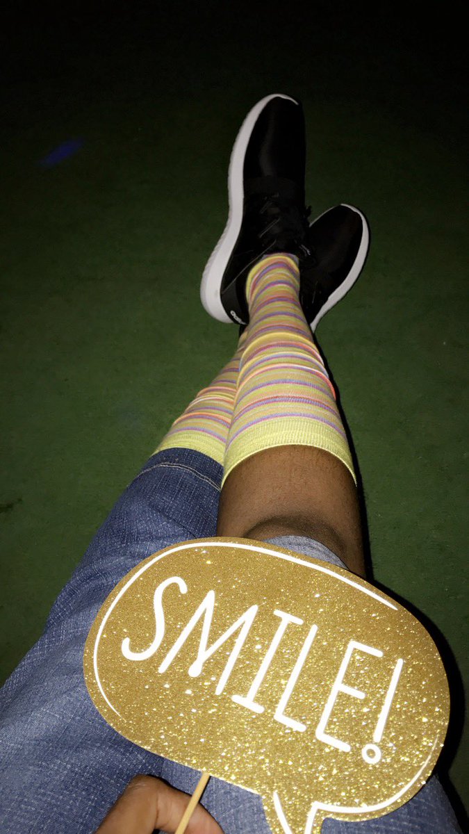 msreedamusic's tweet photo. Why not? 
One must always wear happy socks https://t.co/zOUT7nLEn9