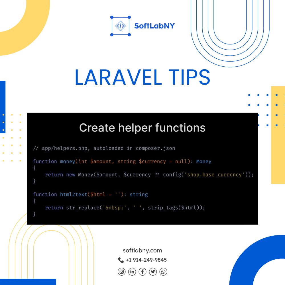 SoftLabNY's tweet image. If you repeat some code a lot, consider if extracting it to a helper function would make the code cleaner.
#SoftLabNY #HelperFunction #LarvalTips