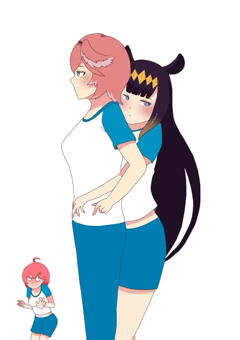 I like this moment.#holoIDCup2022 #Luillust#inART 