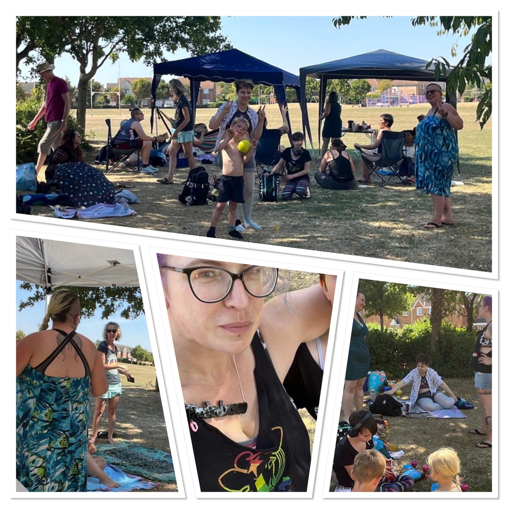MKRollerDerby's tweet photo. Last Weekend Milton Keynes Roller Derby enjoyed a beautifully hot summer picnic! It was a bit warm for playing Rounders, but we did get our skates on to enjoy some of Milton Keynes amazing redways
#miltonkeynes #rollerderby  #rollerskate #derby #concretecows  #mkrd #localsport https://t.co/lsPf2nzVDg