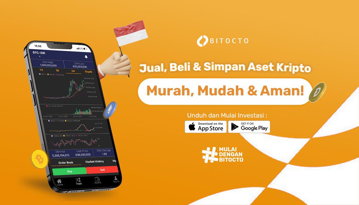 BitoctoExchange's tweet photo. Dirgahayu ke-77 Republik Indonesia. Sekali merdeka, tetap merdeka! 🇮🇩

#merdeka #Indonesia #17agustus https://t.co/JOuWmAZ5PF