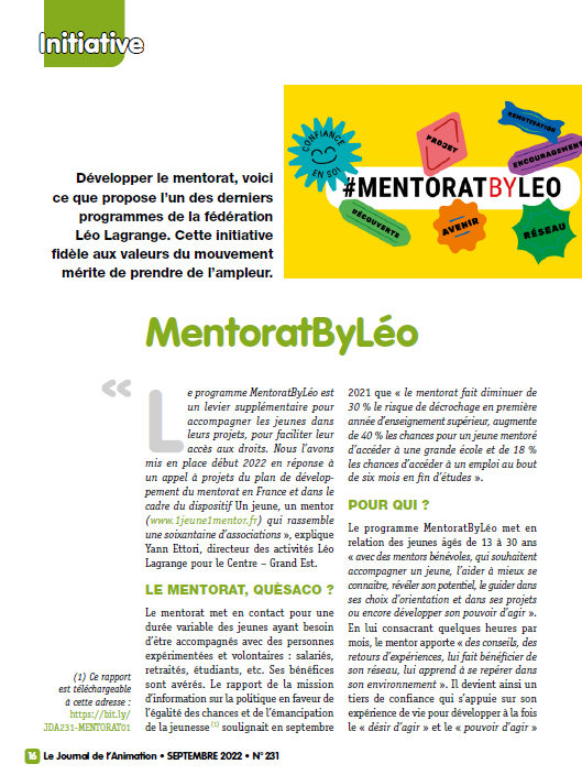 ETTORIYann's tweet photo. Un peu de #Teasing et l'occasion de remercier @adalbaud et @JD_Animation pour cet article à paraître fin août sur le projet #Mentoratby @LeoLagrange 
📢 https://t.co/6VdHUouLzw
📢 https://t.co/sprUAt704s https://t.co/Ui4xrwT3PN