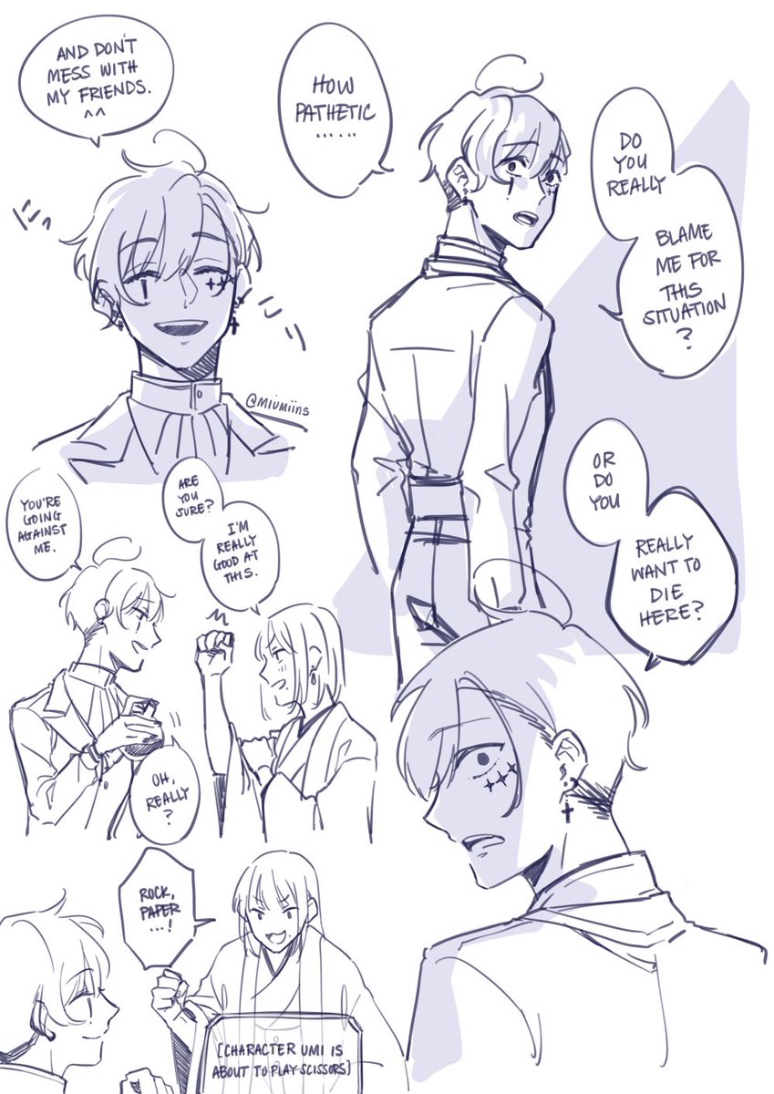 i started reading orv the other day so here is orv au redraws w jun as kdj ft umi as ljh 