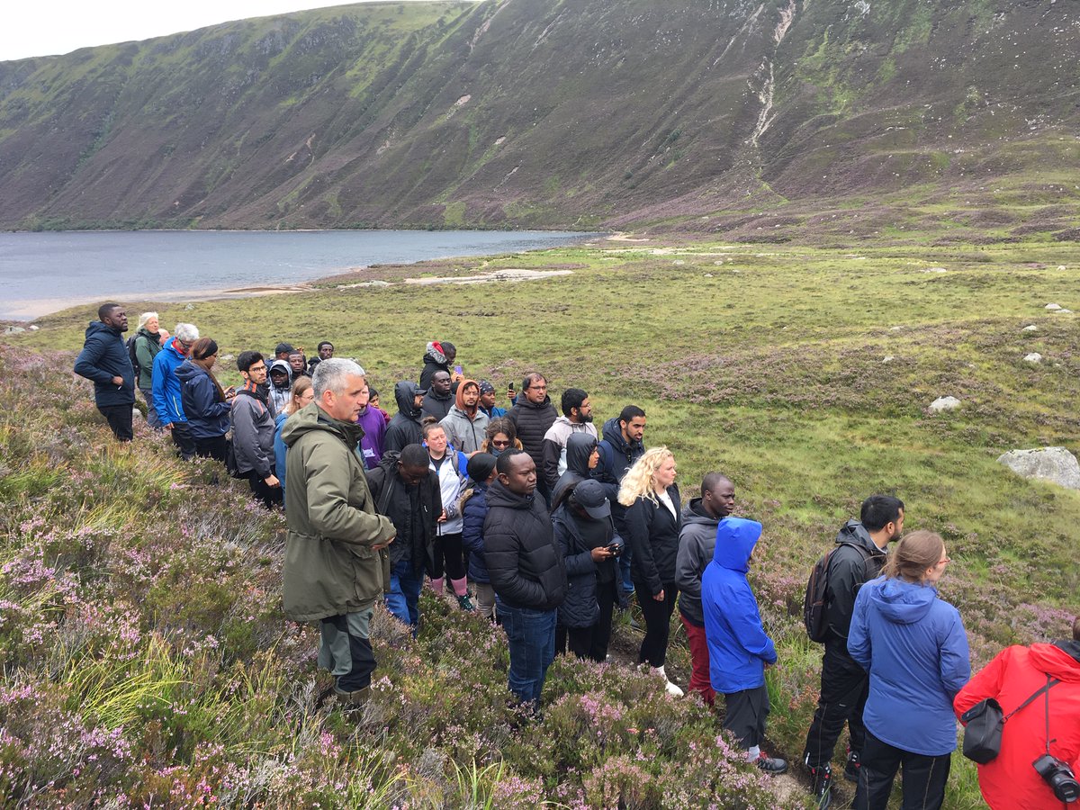 graemepaton007's tweet photo. For over twenty five years the we have visited the far end of Loch Muick with the Ranger Team and its wonderful to see the progress on reforesting the catchment from the Dubh Loch by sensitive fencing and propagation/ protection of broad leaf species @Balmoral_Castle @UoABioSci https://t.co/8c083R2znI