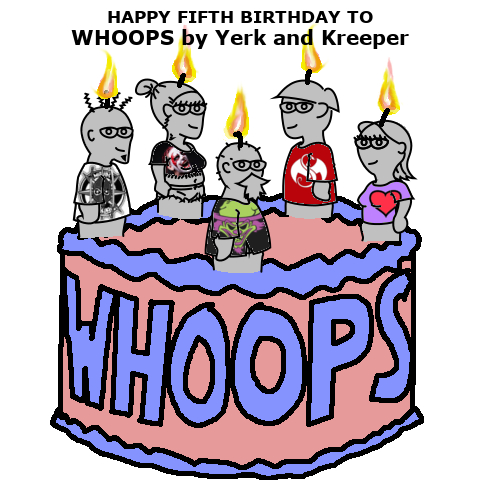 WHOOPSbyYerk's tweet photo. FIVE, byatch. https://t.co/vFey4xwfr8