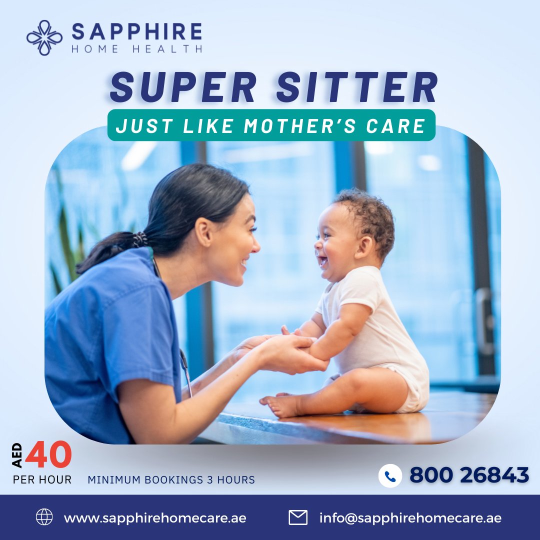 SapphireHHC's tweet photo. Your baby is in safe hands while you are away. 
 
For Inquires &amp; Bookings Call ☎️ 80026843 
visit our website : https://t.co/UkNmS7oxlH 

Minimum Bookings 3 Hours 

#babysitting #babycare #babysittingdubai #dubai #UAE #babysittinguae #childcareprovider #childcareprofessional https://t.co/AGPF0wf2tD
