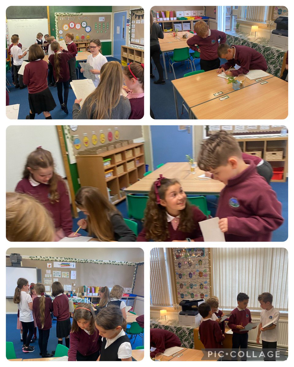 Jennife74258458's tweet photo. A wonderful first day back with my new P4/5 class! The children had a super day; circle time, art, creative play and much more! Here are a few pictures of them playing the after summer game ‘Find someone who …..’ #DrakiesPS https://t.co/ST02XnztaF