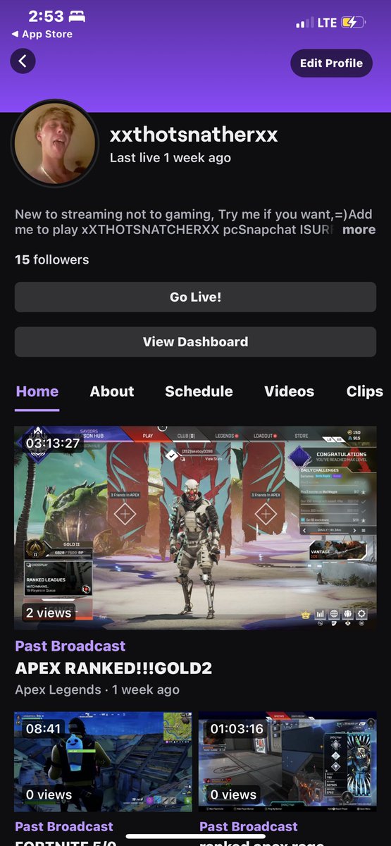 THOTSNATCHER009's tweet photo. Live!!!!!! Need to ranked up need help come on! https://t.co/HRjH158uZD