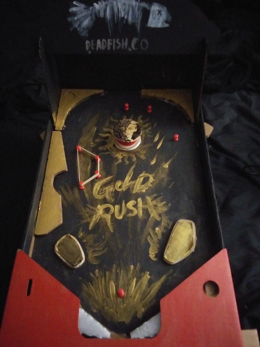 TheREALDeadfish's tweet photo. My first Pinbox 3000 board... experimenting with rubber bands, I plan on adding more features, the next board I plan on building is gonna be even better! #Pinbox3000 https://t.co/A6qhsuzfSG
