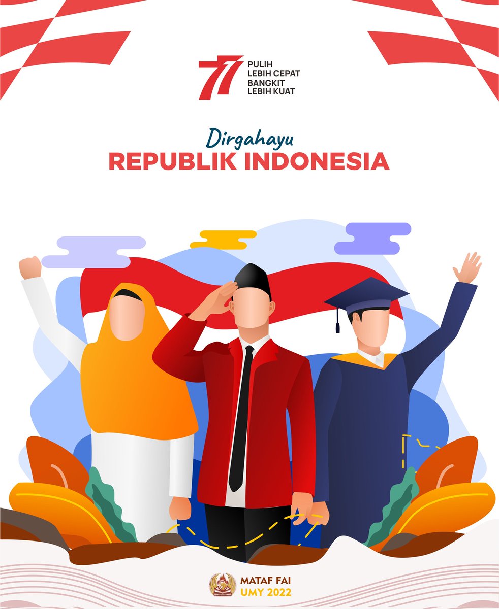 🇲🇨77 TAHUN INDONESIA MERDEKA🇲🇨

"Jikalau aku misalnya diberikan dua hidup oleh Tuhan, dua hidup ini pun akan aku persembahkan kepada tanah air dan bangsa."
-Ir. Sorkarno-
