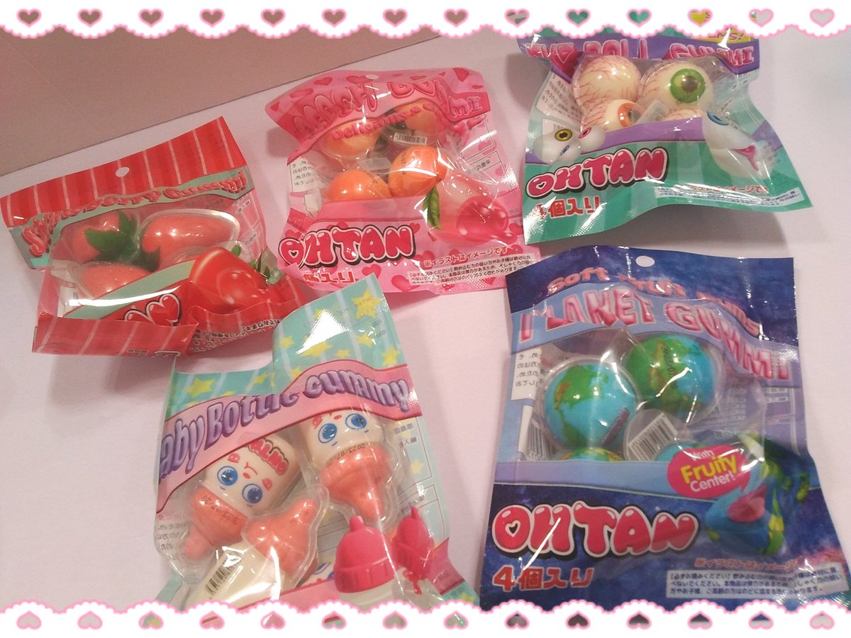 Bell53918236's tweet photo. OHTANグミ　入荷しました♪
人気商品のため、早めになくなる場合がありますので気になる方はお早めに〜〜☺️
税込み540円です💕
#OHTAN #グミ　#中国　#お菓子
#ベルイオンモール三川　#山形県　#雑貨 https://t.co/9jO29w8EH8