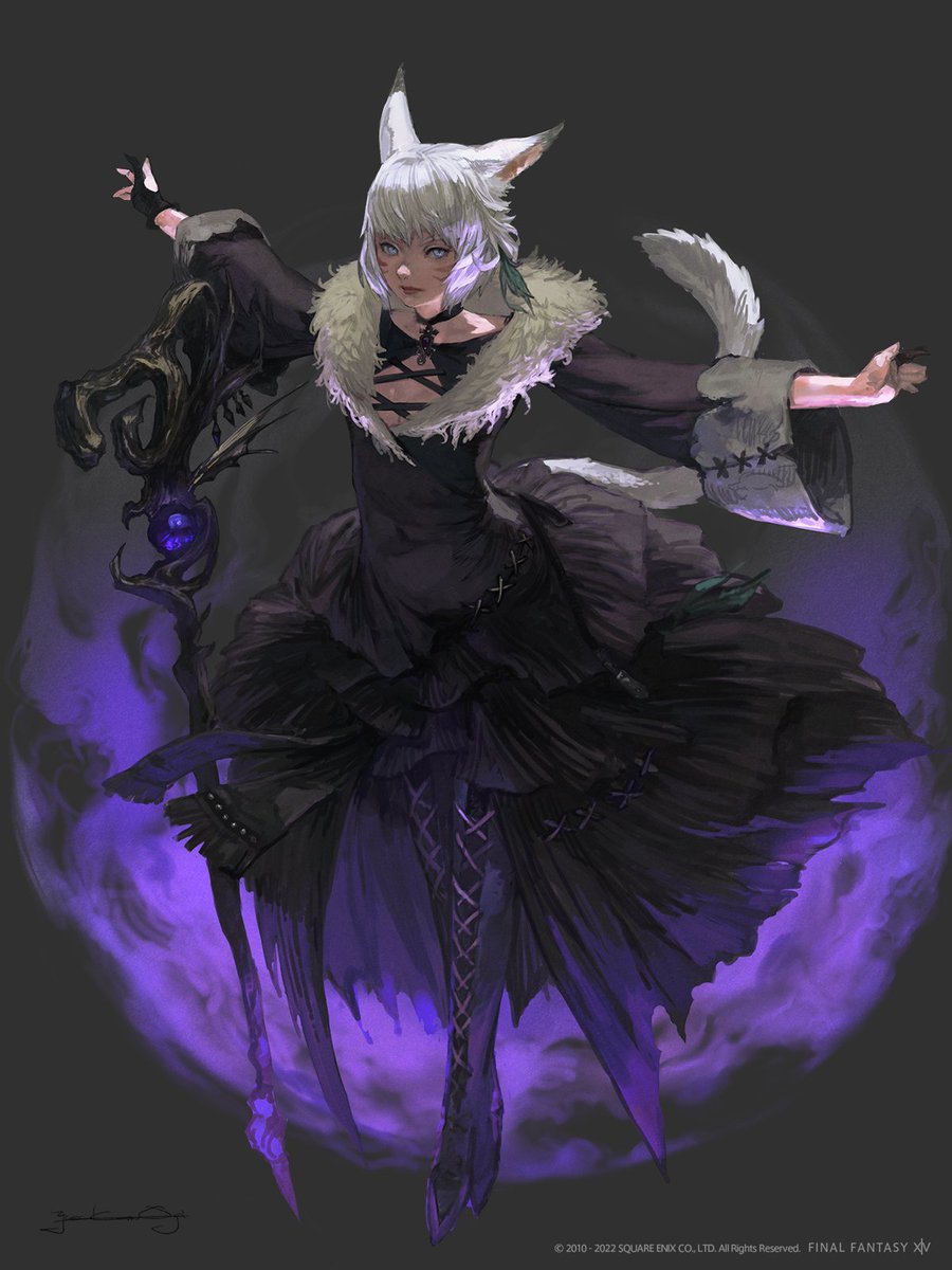 FF_XIV_EN's tweet photo. 10 days until #FFXIV's 9th anniversary. ✨

Daily character illustration countdown! 
Today we have Y'shtola. 

Look forward to tomorrow's post! https://t.co/UvqhS39OEs