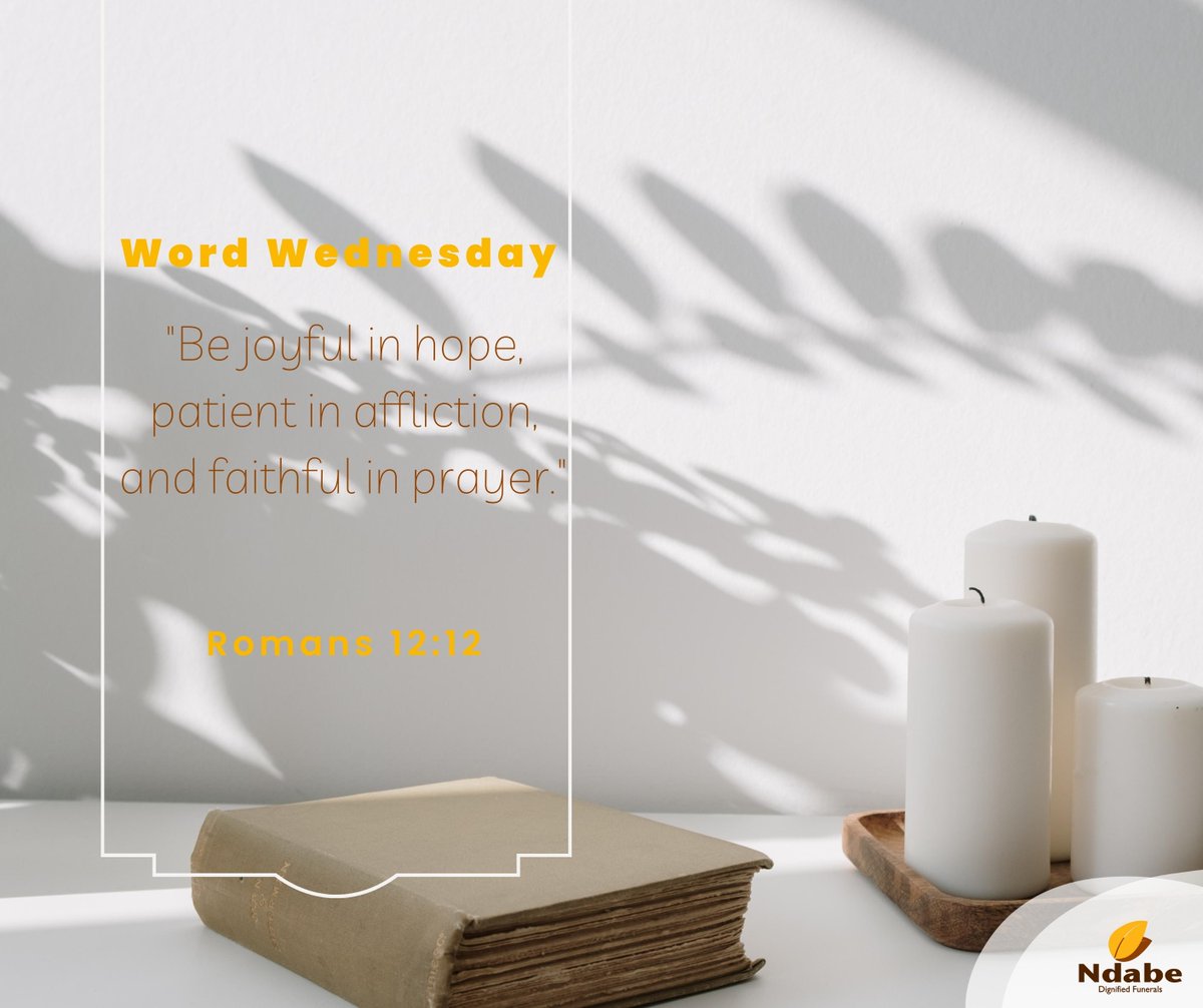 NdabeFunerals's tweet photo. It's word Wednesday! We hope you are having a good week so far with a word of hope and encouragement to keep you going. If you know someone who needs it, please share the love 💛 https://t.co/hDb4U6g0iC