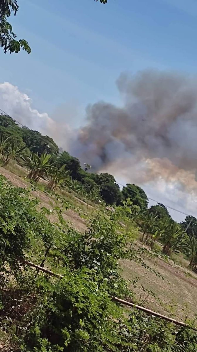 miN13700's tweet photo. By firing guns, junta troops &amp; PyuSawHtee thugs raided &amp; burned Ngatamyaw vlg in Magway's Yesagyo tsp at ar 10am on Aug17 without fighting, forcing locals to flee. They also stormed Ngatamyaw vlg including monastery, looted ppl's property &amp; burned 11 motos on Aug11
#2022Aug17Coup https://t.co/Bwm2ImUOh0