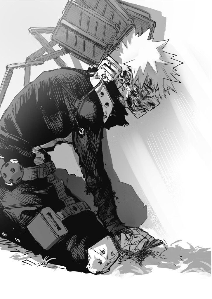 Crustytampoon's tweet photo. HE CANT GO YET HE STILL NEEDS TO SURPASS ALLMIGHT AND DEKU😕 #MHA363 #MHA #BAKUGO https://t.co/wsgpq9IrjP
