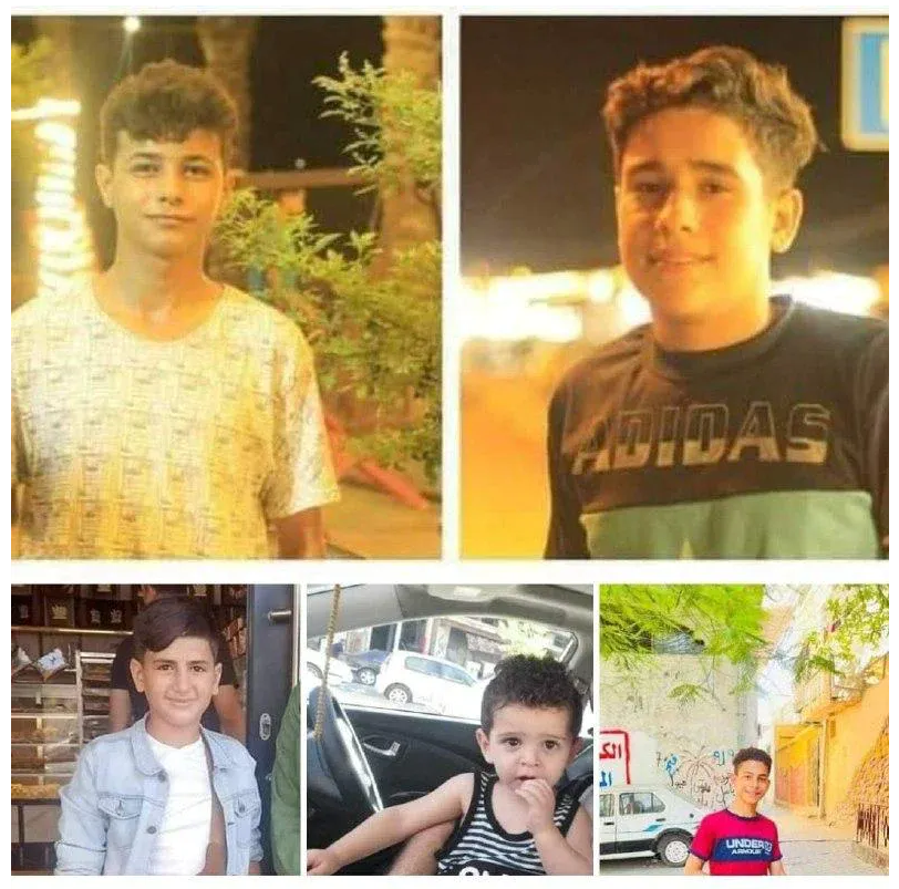 unoscribacchino's tweet photo. Le forze armate israeliane hanno ammesso (dopo 10 giorni) l’uccisione di 5 minori palestinesi.

Prima avevano puntato il dito sui razzi difettosi di Jihad Islami.

Adesso dichiarano di averli colpiti "per errore".

L'ennesimo crimine impunito di Israele.

https://t.co/fHo6WkjkMf https://t.co/FBAnhiJDSy