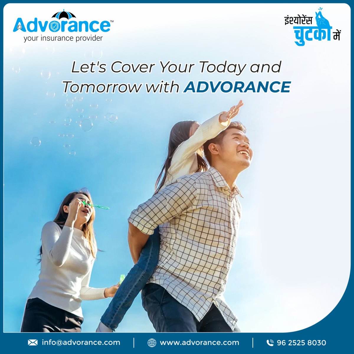 advorance's tweet image. Secure your future with Life Insurance. Cover your today and tomorrow with Advorance.
Get a life insurance quote online or call us at 9625258030

advorance.com

#advorance #insurance #YourInsurancePartner #BuyInsurance #lifeinsurance #healthinsurance #insuranceonline