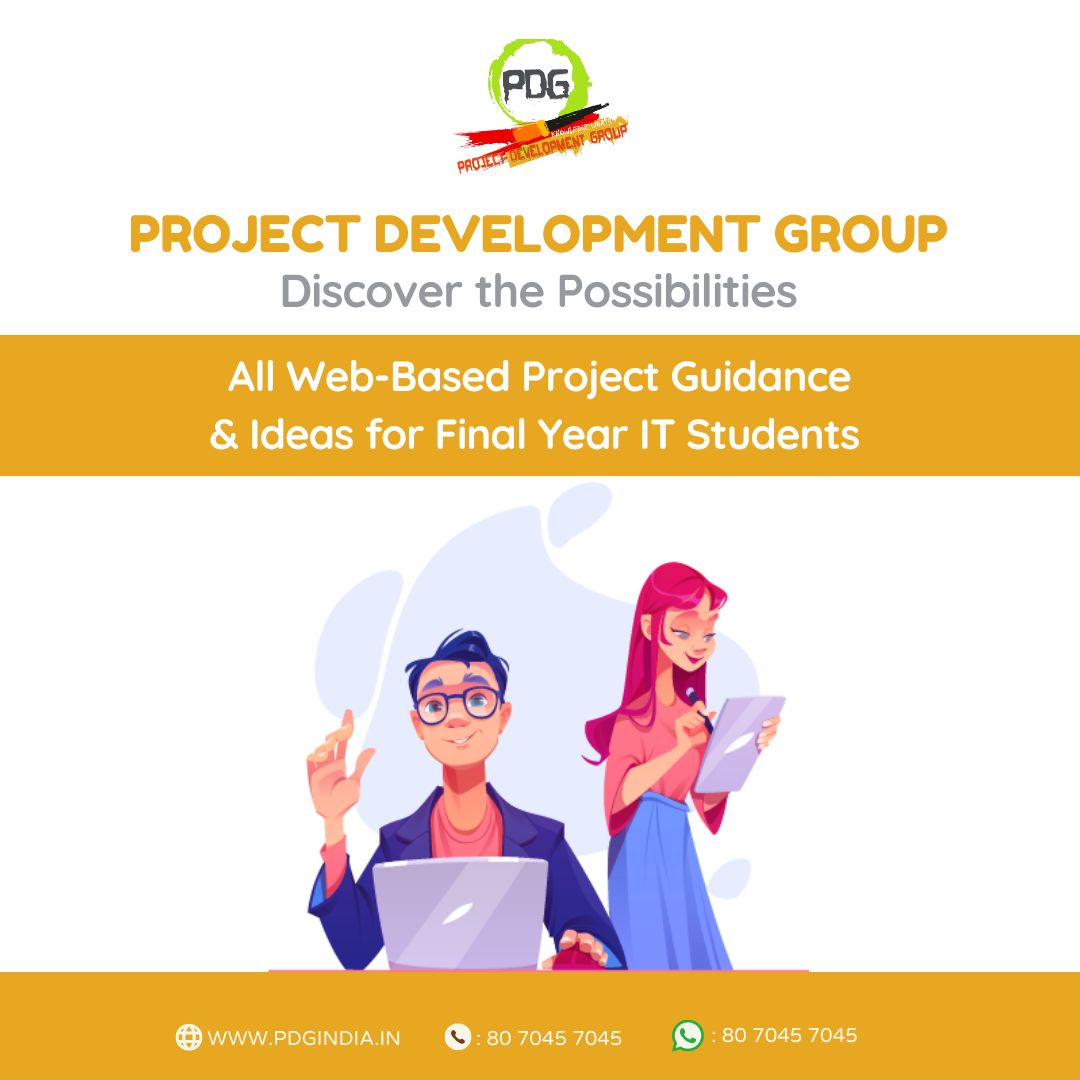 pdgindia2009's tweet image. "All Web-Based Project Guidance & Ideas for Final Year IT Students"
#CSE #artificialintelligenceprojectdevelopment #Computerscience #IEEE #MTech #ME #computerandITprojectdevelopment #projectsdevelopment #projectdevelopment #softwareprojectdevelopment #androidprojectdevelopment