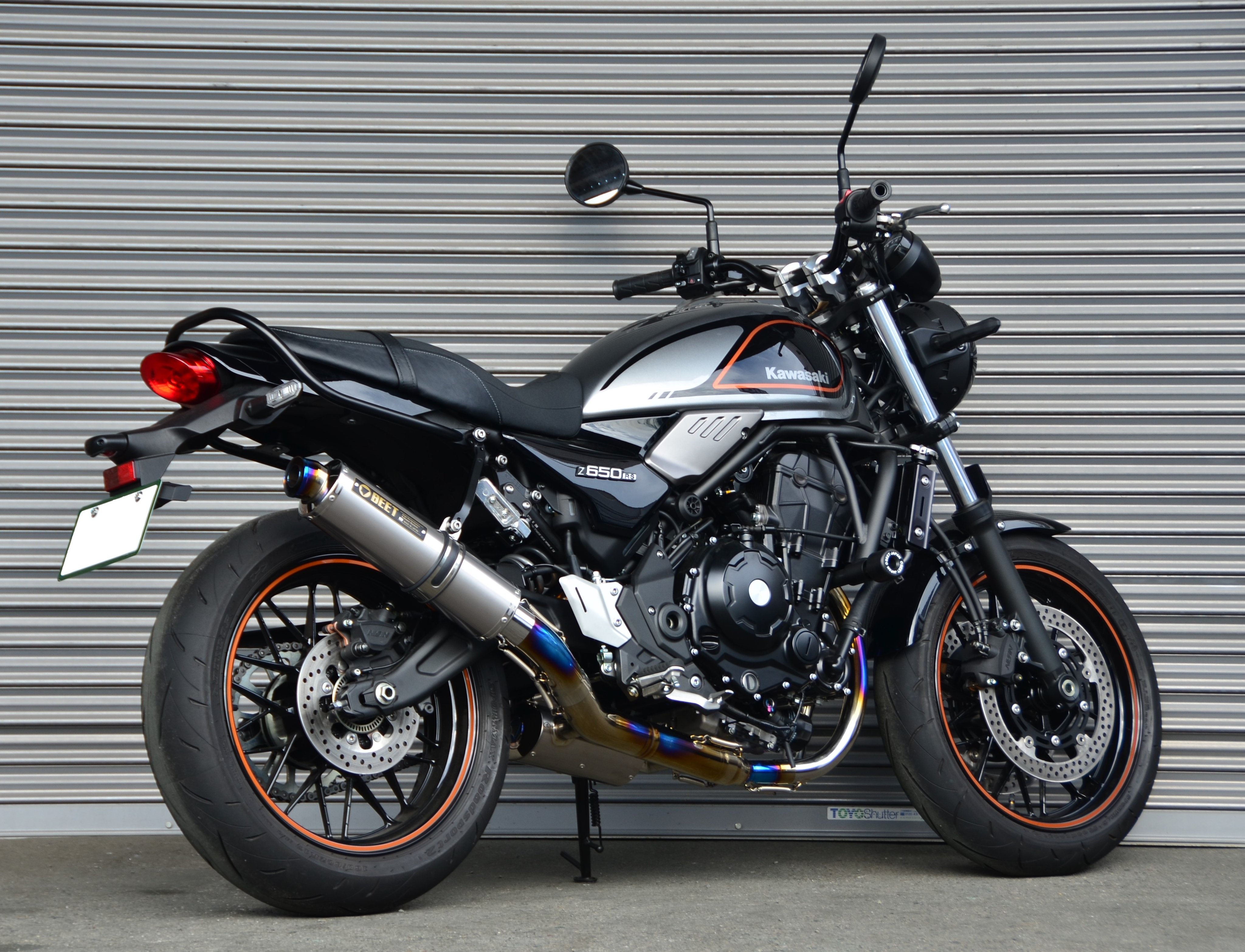 BEET Kawasaki z650rs フルエキゾーストマフラー 楽天市場】【BEET】0280-KG7-50 NASSERT 3D フルエキゾースト