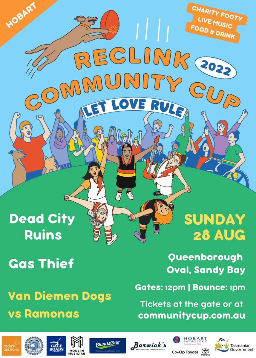 ReclinkCommCup's tweet photo. The #CommCup22 roadshow continues over the coming weeks!

HOBART 🎟 : https://t.co/hbr3UZo6sT

SYDNEY 🎟 : https://t.co/88BqWsDZeN 

CANBERRA 🎟 : https://t.co/RH5LK0zoN6

For all other details, visit https://t.co/RRFLEa7q7X and let's #LetLoveRule around Australia! https://t.co/ujcUpyderv