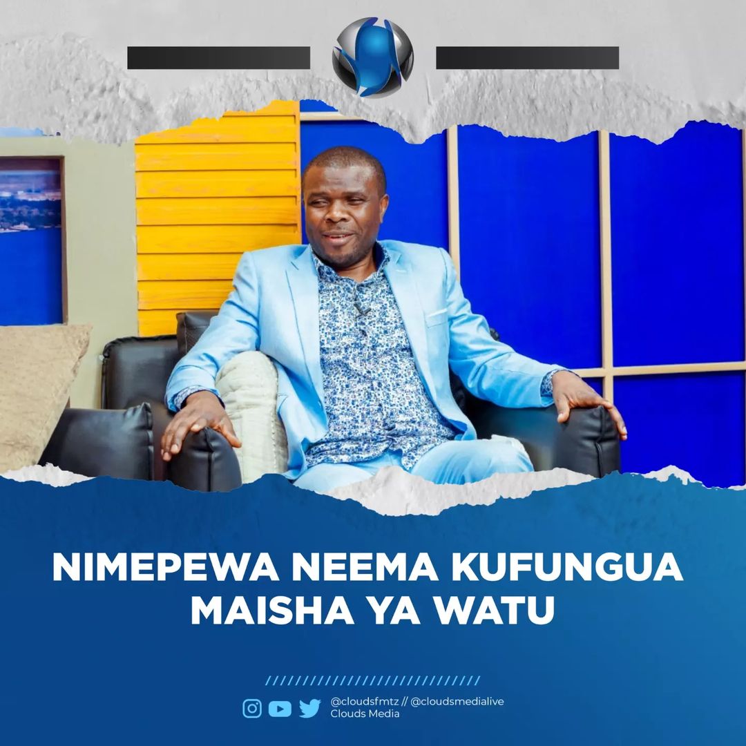 CloudsMediaLive's tweet photo. "Boniface Mwamposa ni Mtumishi wa Mungu aliyepewa neema ya kufungua maisha ya watu. Mimi ni binadamu kama binadamu wengine, nimezaliwa kama binadamu wengine" - Mtume na Nabii, Boniface Mwamposa

#LiveOnClouds360
#HakunaKuleft https://t.co/z2Hq9bQlV7