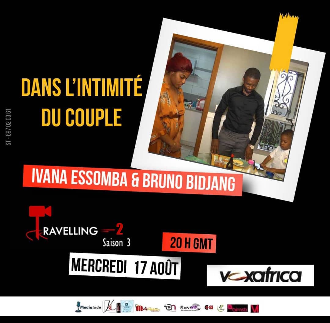 CreativeCom237's tweet photo. Une matinée chez/avec le couple Ivana Essomba et Bruno Bidjang @BidjangBruno 👩‍❤️‍👨

TRAVELLING ce mercredi 20h GMT VOXAFRICA @voxafricauk 🔥

Bande annonce à (re) voir ici https://t.co/FYiWW5K8hm 👀

On s'voit à la télé 📺 https://t.co/Xw0lzf4hJJ