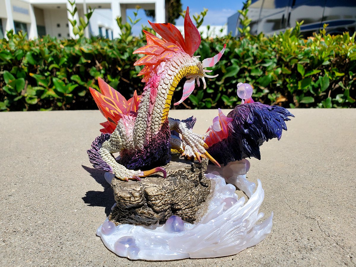 mh_collectors's tweet photo. #MonsterHunter CFB Creator's Model - Mizutsune (Enraged Vers)
The smallest Creator's Model of all the Monsters in this figure series which does this Bubble Fox Wyvern justice. This CFB is a finicky one so let's get to it for this review! (1/5) https://t.co/VHKnLQ8dp9
