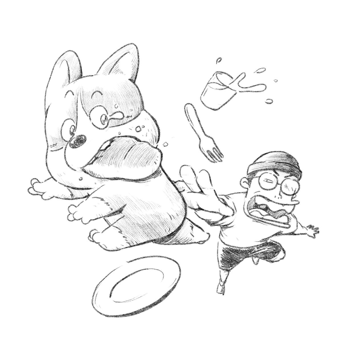 kwangpal's tweet photo. 빵도둑은 못 참지
#welshcorgi #illust #NFTs #character #kwangpal https://t.co/YiCIFoN41A