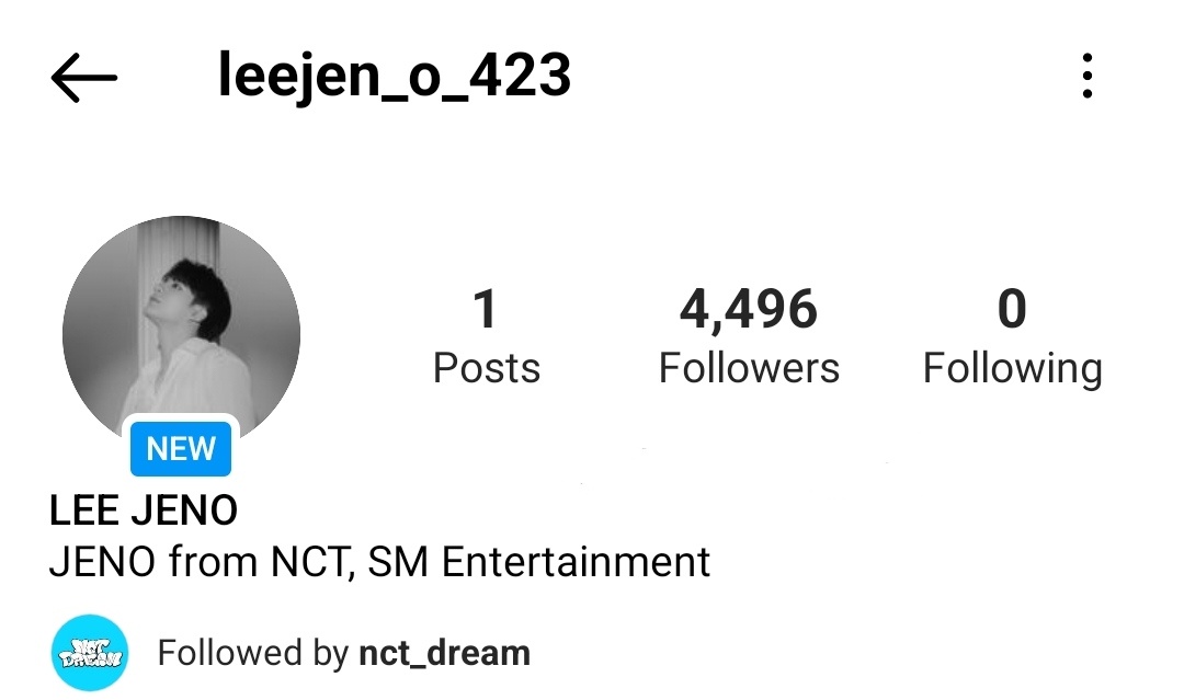 NCTDREAMCENTER's tweet photo. 220817 #JENO has opened an Instagram account

Follow leejen_o_423:
https://t.co/cOxwWsYLCI

#NCTDREAM @NCTsmtown_DREAM https://t.co/f4kGWLI8q5