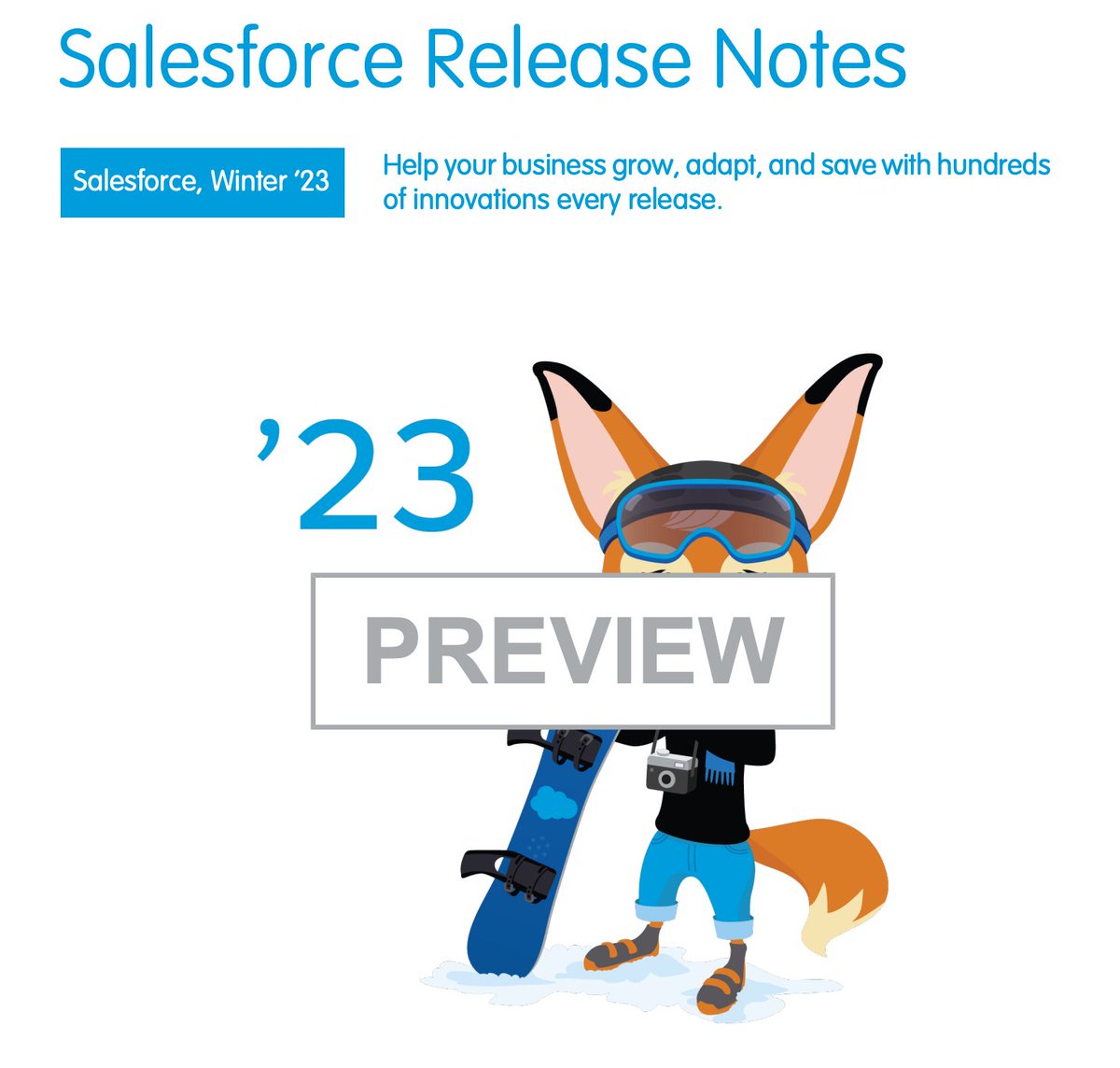 FabienTaillon's tweet photo. Winter '23 Release Notes are out ! HTML version is not available yet but should be available during the day
https://t.co/emzmO4uOtK https://t.co/a8iajw2nnQ