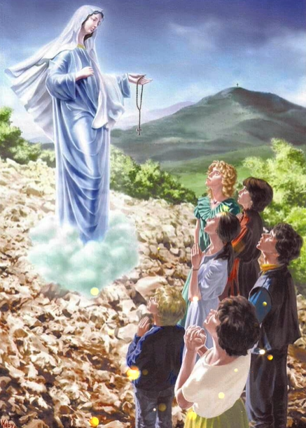 RadioMariaITA's tweet photo. ⭐️⭐️ https://t.co/L3oaHZWIX5 🟢QUANDO LA #MADONNA 🟢🔵PORTÒ 🔵🟢FISICAMENTE #VICKA E #JACOV DI #MEDJUGORJE A VEDERE IL 🔵#PARADISO, #PURGATORIO E L’#INFERNO https://t.co/S8PVpHg8fE