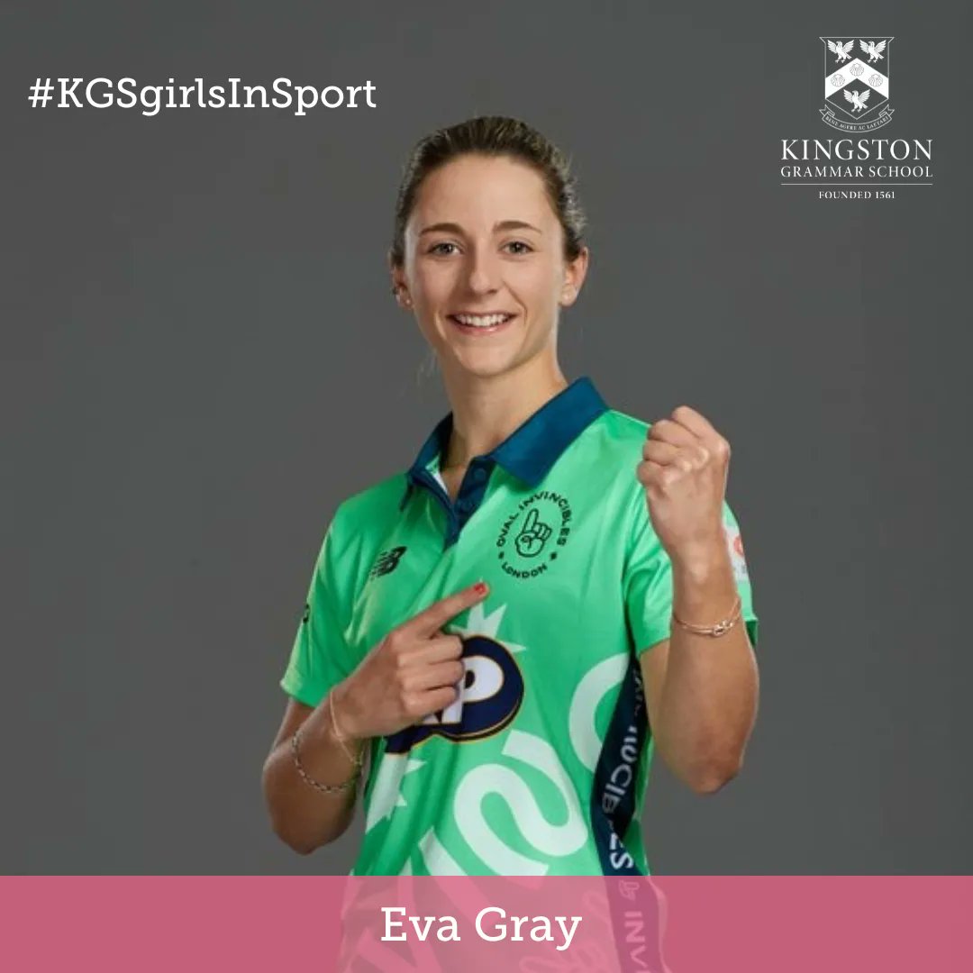 KGS1561's tweet photo. #Goodluck for the First #awaygame for Old Kingstonian @evagray134 and @LDNInvincibles @RocketsTrent good luck to @surreycricket #TheHundred #KGSgirlsInSport #KGSSportRoleModels @KGSheadmaster @KGSCricket #ThisIsKGS https://t.co/av4BvaBB8W