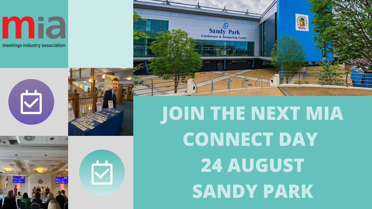 We are delighted to be attending the <a href="/MIAuk/">Meetings Industry Association</a> Connect Day on 24th August <a href="/SandyParkExeter/">Sandy Park Exeter</a> #miaconnectday