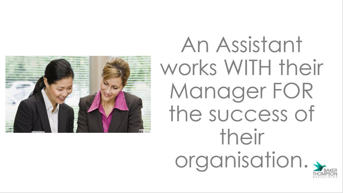 BakerThompsonAL's tweet photo. Happy to be meeting an open group today for their Exceptional #PA #onlinetraining. Here is a key learning point...

You can read more at https://t.co/RSPmZRlTYv 

#EA  #ReinforcePositivePerceptions #EmotionallyIntelligentLeader #TheCareerBehindTheJob #KnowYourManagersObjectives https://t.co/hXL8yy5OSW