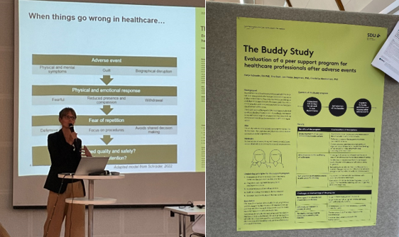 community_user's tweet photo. @KatjaS75 fra @community_user er i Sverige og har præsenteret evalueringen af det kollegiale støtteprogram 'The Buddy Study' på konference om Resilient Health Care #rhcn22 i Jönköping. 
 #dkforsk #researchdissemination https://t.co/stOvEKFzg8