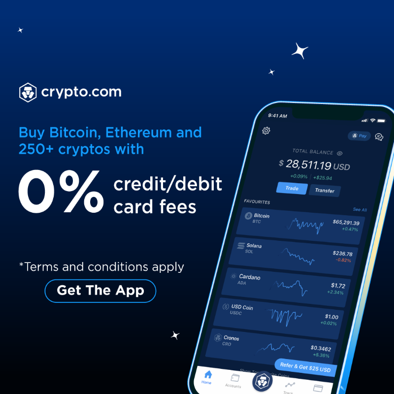 cryptocom's tweet photo. 🔥  Join 50M+ users trading 250+ cryptocurrencies with 0% fees
🚨  Sign up to the Cryptocom App now