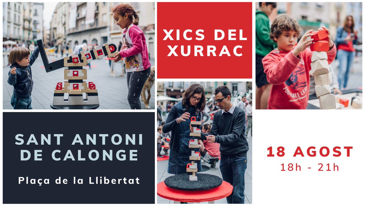 tombscreatius's tweet photo. Veniu a fer pinya amb els #XicsdelXurrac?
Aquesta setmana tenim cites castelleres importants:
👉dijous 18 d'agost
📍 SANT ANTONI DE CALONGE
Ja sabeu que per convertir-se en xic del xurrac, només cal #jugar 😊🙃
#joproposo #TombsCreatius https://t.co/y1aAgTUqRZ