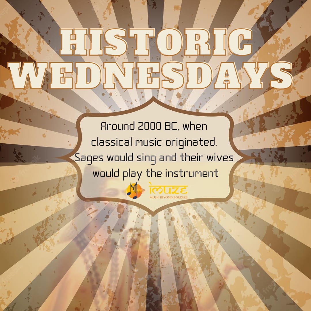 iMuzers's tweet photo. Did you know? 

Classical music originated in the year 2000 BC!
Sages would ing the song and their wives would play the instrument such as a Veena. https://t.co/9k4llTeTXl