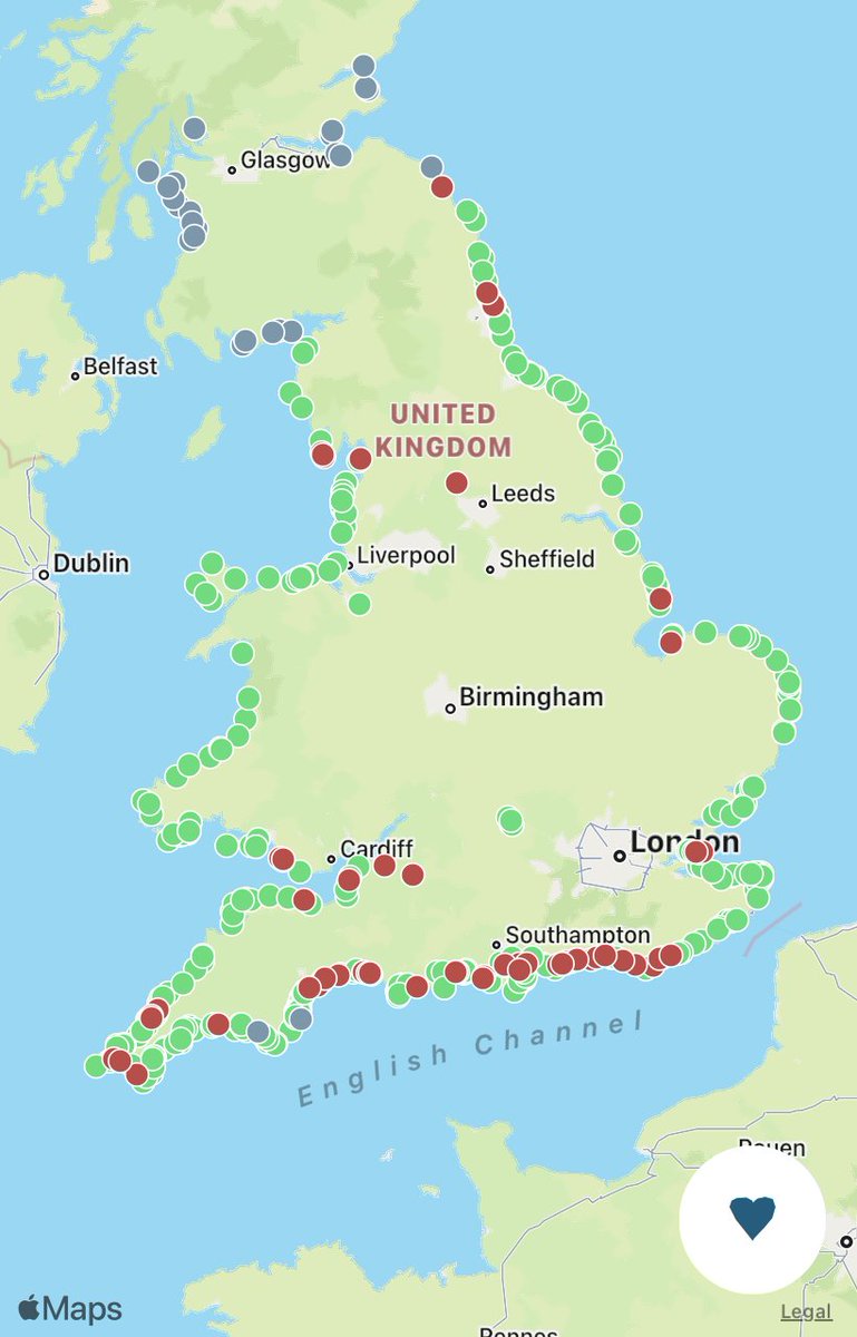 Feargal_Sharkey's tweet photo. "Complex and difficult to understand".

Ever red dot on this map represents sewage or pollution currently begin dumped into the environment. Anyone wanna guess what it's going to look like same time tomorrow?

You can download the @sascampaigns app here.

https://t.co/2eM3P8x3TQ https://t.co/EMJArQoh8O
