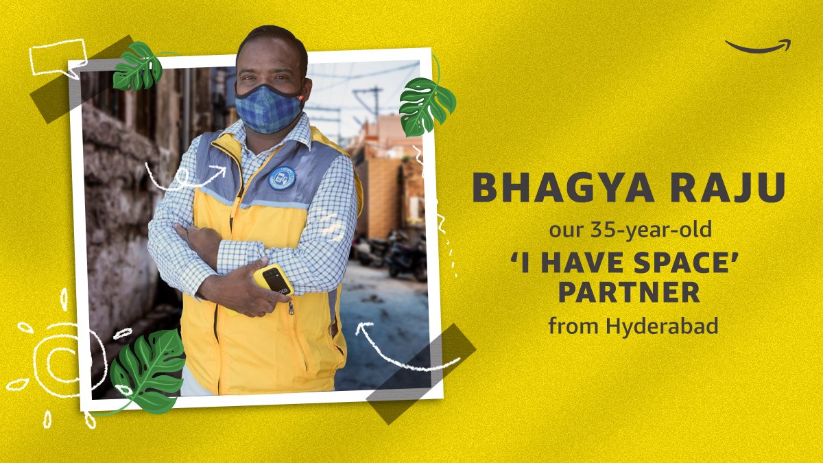 AmazonNews_IN's tweet photo. Meet Bhagya Raju, a 35-year-old #IHaveSpace partner from Hyderabad who believes in ‘Dreaming Big’ despite all challenges! ✨💪🏽
Read his inspiring story here: https://t.co/pJg1IcJDJ5
#AmazonIndia #Delivery #ecommerce https://t.co/ArF3UCMYGo